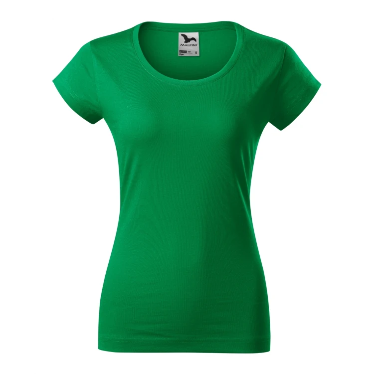 Camiseta mujer MALFINI Viper con escote profundo y corte ceñido, disponible en diferentes tallas para personalizar con logo