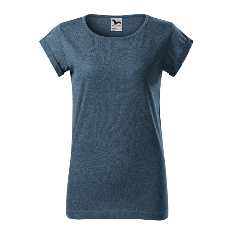 T-shirt donna MALFINI Fusion in single jersey con taglio ampio, disponibile da personalizzare