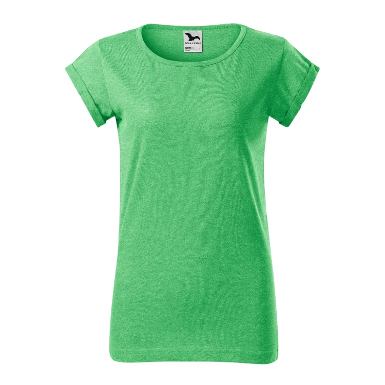 T-shirt donna MALFINI Fusion in single jersey con taglio ampio, disponibile da personalizzare