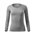 Camiseta de manga larga MALFINI Fit-T LS para mujer con escote profundo y corte entallado, disponible para personalizar