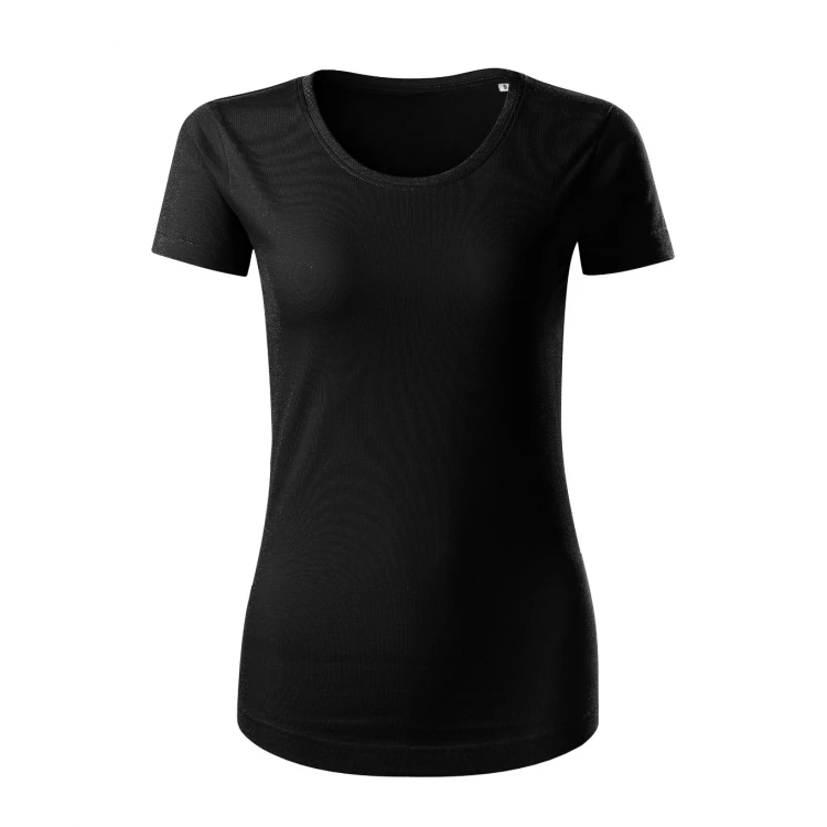 Camiseta mujer MALFINI Origin en algodón orgánico, cuello redondo con elastano, para personalizar con logo