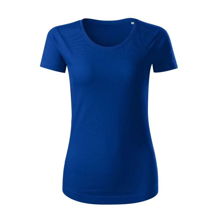Camiseta mujer MALFINI Origin en algodón orgánico, cuello redondo con elastano, para personalizar con logo