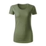 Camiseta mujer MALFINI Origin en algodón orgánico, cuello redondo con elastano, para personalizar con logo