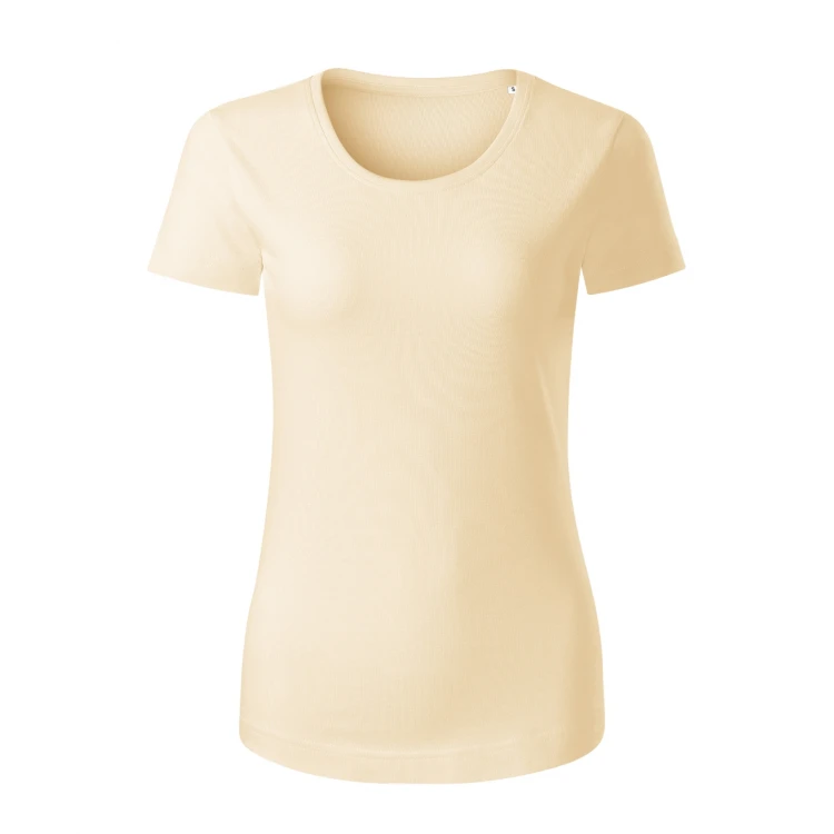 Camiseta mujer MALFINI Origin en algodón orgánico, cuello redondo con elastano, para personalizar con logo
