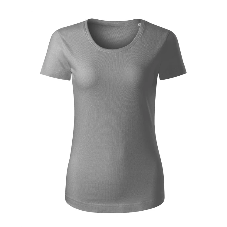 Camiseta mujer MALFINI Origin en algodón orgánico, cuello redondo con elastano, para personalizar con logo