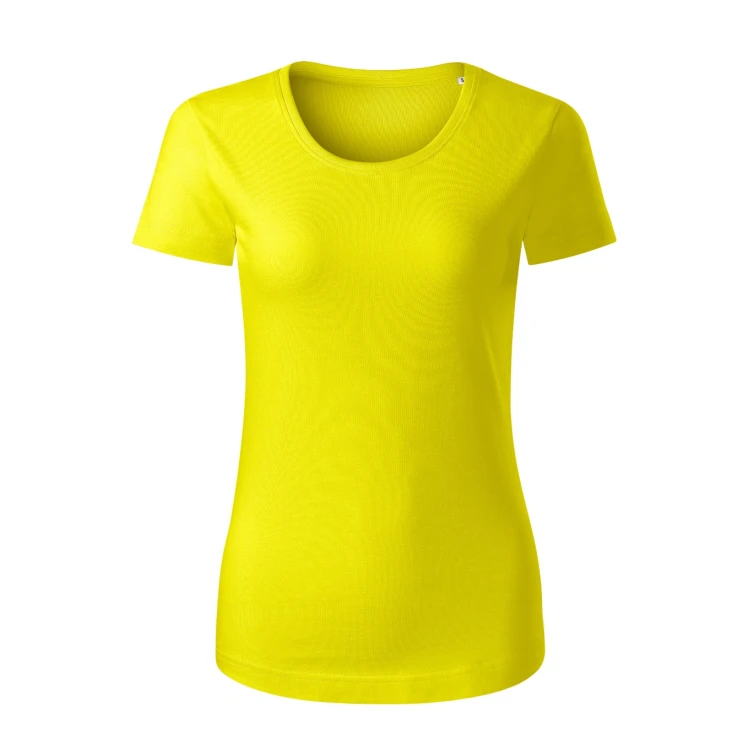 Camiseta mujer MALFINI Origin en algodón orgánico, cuello redondo con elastano, para personalizar con logo