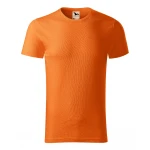 Camiseta hombre MALFINI Native en algodón biológico, vista frontal, lista para personalización con logo