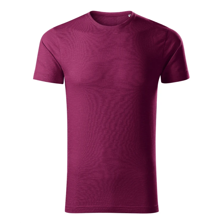 Camiseta hombre MALFINI Native en algodón biológico, vista frontal, lista para personalización con logo