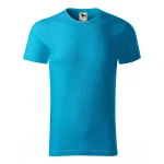 Camiseta hombre MALFINI Native en algodón biológico, vista frontal, lista para personalización con logo