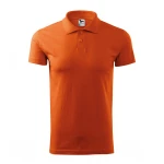 Polo hombre MALFINI Single J. en algodón melange con cuello y botones, disponible para personalizar