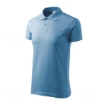 Polo hombre MALFINI Single J. en algodón melange con cuello y botones, disponible para personalizar