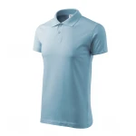 Polo hombre MALFINI Single J. en algodón melange con cuello y botones, disponible para personalizar