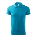 Polo hombre MALFINI Single J. en algodón melange con cuello y botones, disponible para personalizar