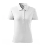 Poloshirt Damen mit Seitenschlitzen und 5 Knöpfen