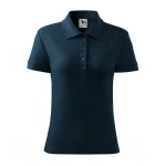 Poloshirt Damen mit Seitenschlitzen und 5 Knöpfen