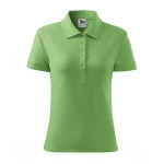 Poloshirt Damen mit Seitenschlitzen und 5 Knöpfen