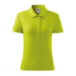 Poloshirt Damen mit Seitenschlitzen und 5 Knöpfen