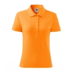 Poloshirt Damen mit Seitenschlitzen und 5 Knöpfen