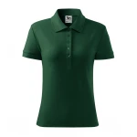 Poloshirt Damen mit Seitenschlitzen und 5 Knöpfen