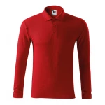 Polo manga larga en piqué MALFINI Piquè LS con cuello nervado, disponible para personalizar con logo empresarial