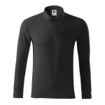 Polo manga larga en piqué MALFINI Piquè LS con cuello nervado, disponible para personalizar con logo empresarial