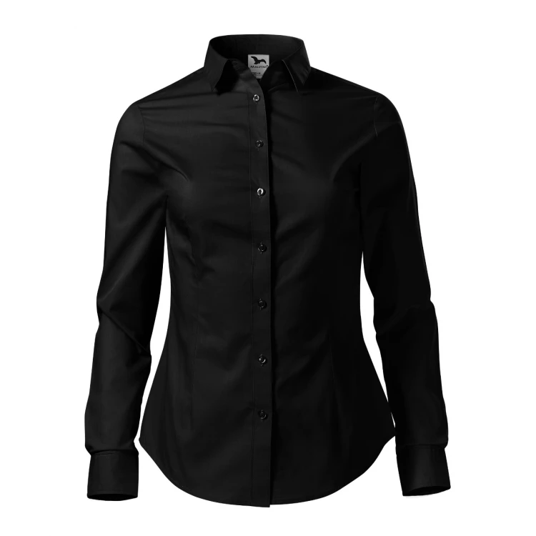 Camisa mujer MALFINI Style LS en popelina 100% algodón con corte entallado lista para personalizar con logo