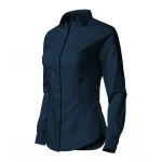 Camisa mujer MALFINI Style LS en popelina 100% algodón con corte entallado lista para personalizar con logo