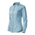 Camisa mujer MALFINI Style LS en popelina 100% algodón con corte entallado lista para personalizar con logo