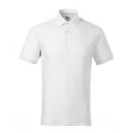 Polo MALFINI mod. Prime en algodón orgánico con cuello y botones, lista para personalizar con logo empresarial