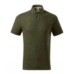 Polo MALFINI mod. Prime en algodón orgánico con cuello y botones, lista para personalizar con logo empresarial