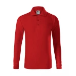 Polo infantil MALFINI Pique LS manga larga con cuello y botones, personalizable con logo