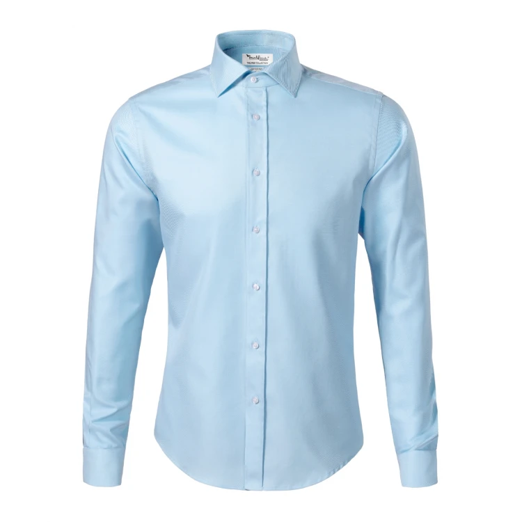 Camisa hombre MALFINI Journey en algodón fácil cuidado con mangas largas para personalizar con logo