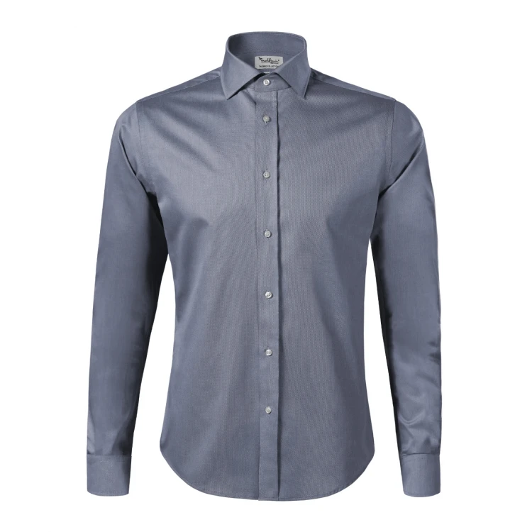 Camisa hombre MALFINI Journey en algodón fácil cuidado con mangas largas para personalizar con logo