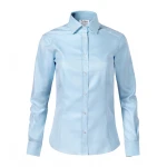 Camisa mujer MALFINI Journey en algodón con mangas largas, vista frontal