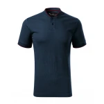 MALFINI Diamond polo shirt in cotton pique with bomber collar and buttons, ready for personalisation