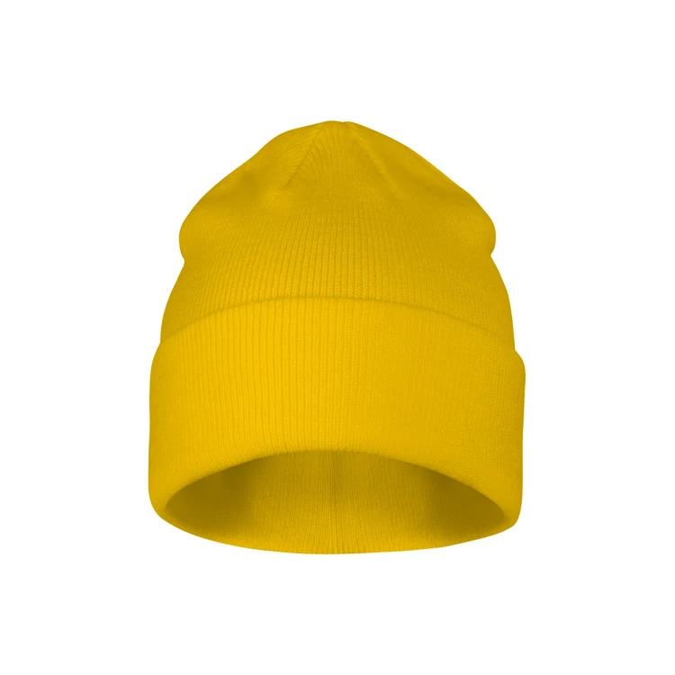 Gorro beanie MALFINI en punto de costillas, sin etiqueta, listo para personalizar con bordado o impresión digital