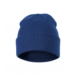Gorro beanie MALFINI en punto de costillas, sin etiqueta, listo para personalizar con bordado o impresión digital