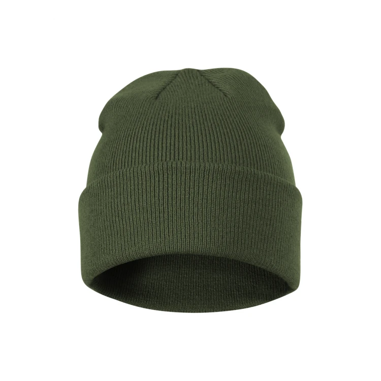 Gorro beanie MALFINI en punto de costillas, sin etiqueta, listo para personalizar con bordado o impresión digital