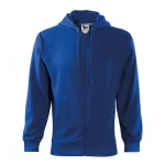 Sweat MALFINI Trendy Zipper avec fermeture éclair complète, capuche doublée et poches kangourou, disponible à personnaliser avec logo