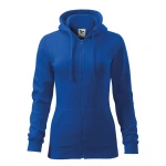 Sudadera MALFINI Trendy Zipper mujer con capucha y cremallera, corte entallado, lista para personalizar con logo