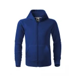Felpa bambino aperta con zip e cappuccio