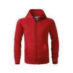 Felpa bambino aperta con zip e cappuccio