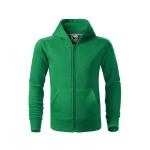Felpa bambino aperta con zip e cappuccio