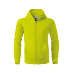 Felpa bambino aperta con zip e cappuccio