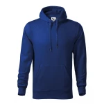Sudadera gris con capucha MALFINI mod. Cape, bolsillo canguro, personalizable con logo