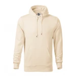 Sudadera gris con capucha MALFINI mod. Cape, bolsillo canguro, personalizable con logo