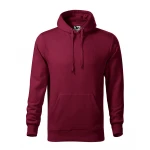 Sudadera gris con capucha MALFINI mod. Cape, bolsillo canguro, personalizable con logo