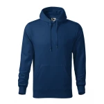 Sudadera gris con capucha MALFINI mod. Cape, bolsillo canguro, personalizable con logo