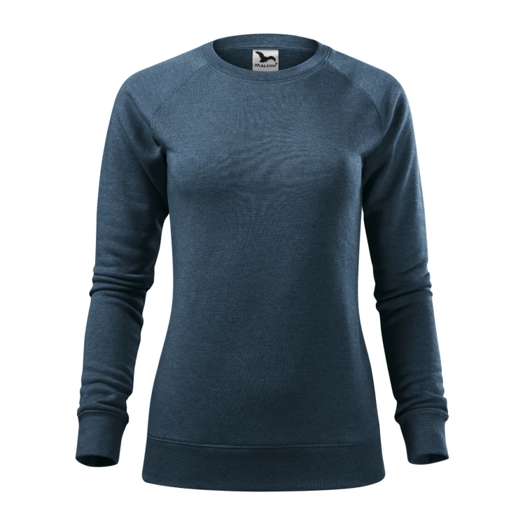 Sudadera mujer MALFINI Merger en mezcla de algodón con cuello raglan personalizable