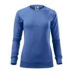 Sudadera mujer MALFINI Merger en mezcla de algodón con cuello raglan personalizable